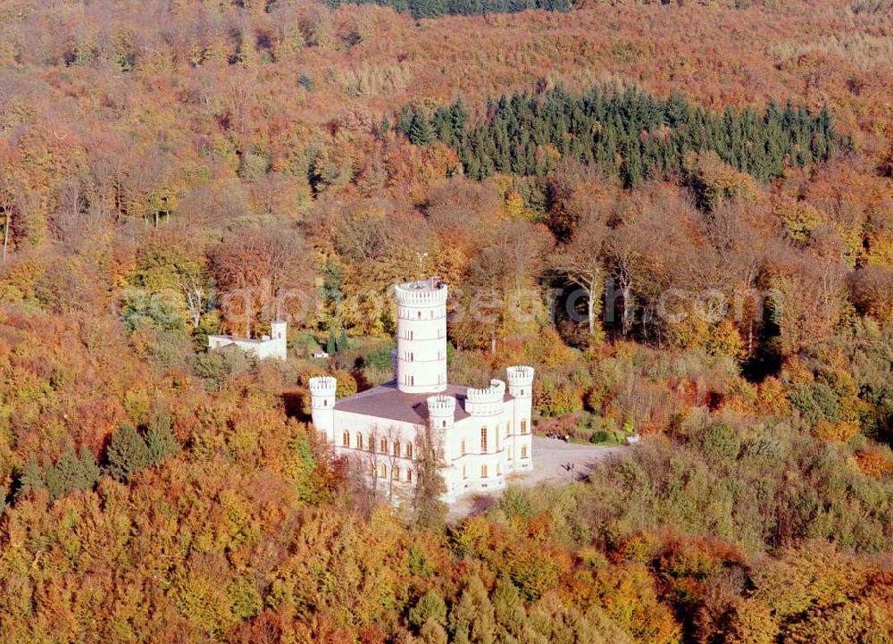 Aerial photograph Granitz auf Rügen / MV - Fertig rekonstruiertes Jagdschloß Granitz auf Rügen.