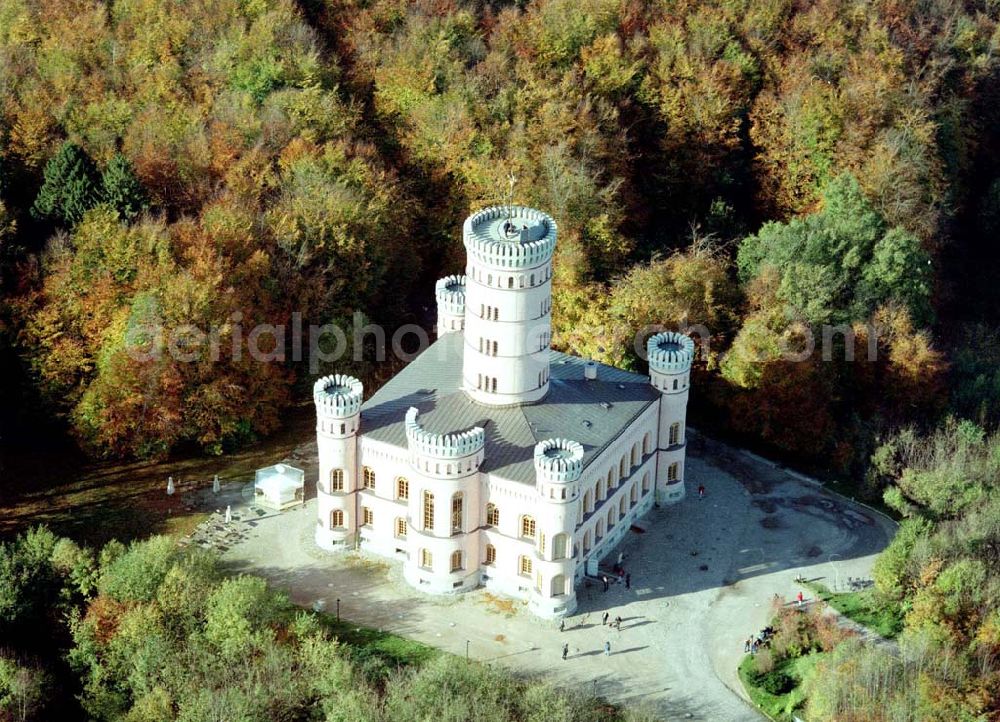 Aerial image Granitz auf Rügen / MV - Fertig rekonstruiertes Jagdschloß Granitz auf Rügen.