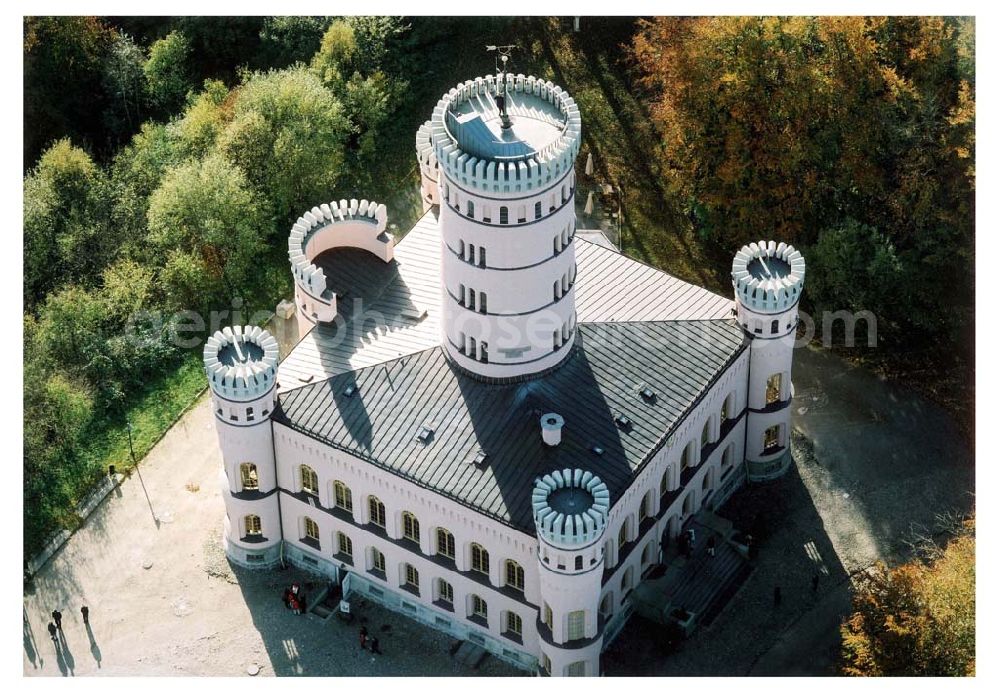 Aerial image Granitz auf Rügen / MV - Fertig rekonstruiertes Jagdschloß Granitz auf Rügen.