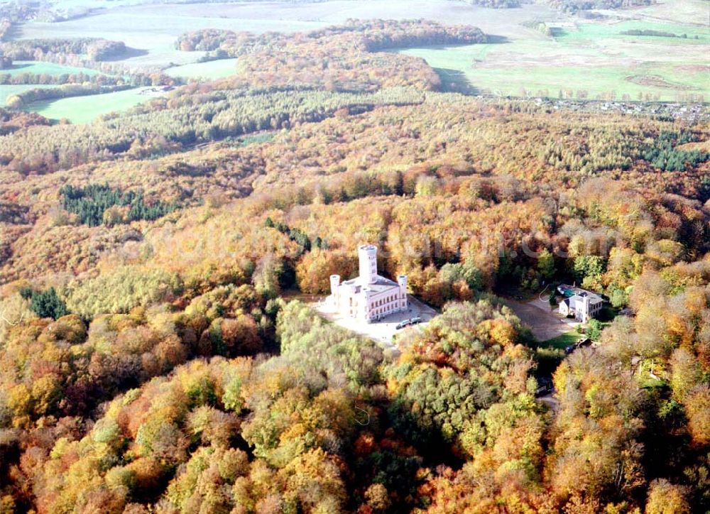 Aerial photograph Granitz auf Rügen / MV - Fertig rekonstruiertes Jagdschloß Granitz auf Rügen.