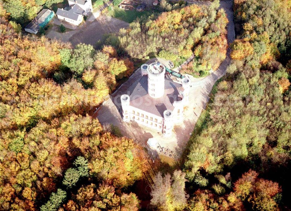 Aerial photograph Granitz auf Rügen / MV - Fertig rekonstruiertes Jagdschloß Granitz auf Rügen.