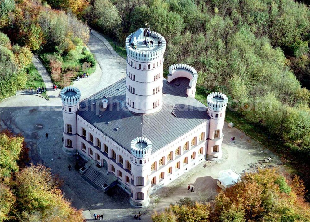 Aerial image Granitz auf Rügen / MV - Fertig rekonstruiertes Jagdschloß Granitz auf Rügen.