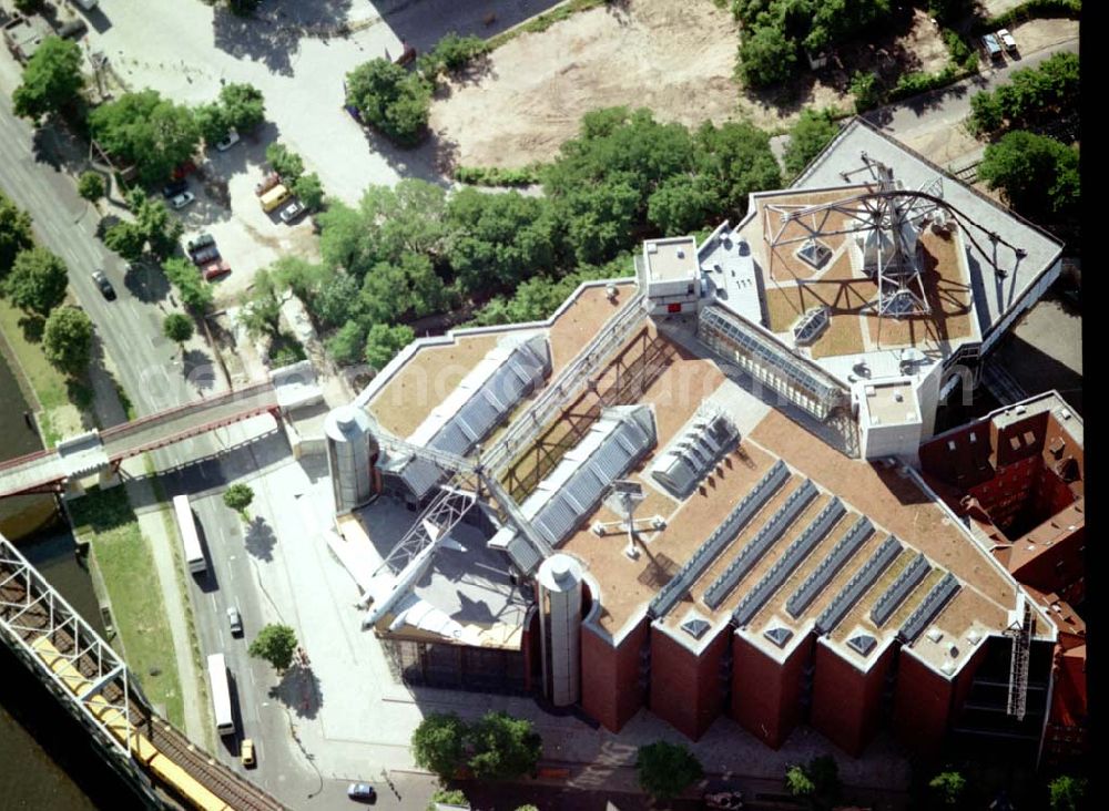 Aerial photograph Berlin - Kreuzberg - Fertiger Neubau des Museums für Verkehr und Technik in Berlin - Kreuzberg.