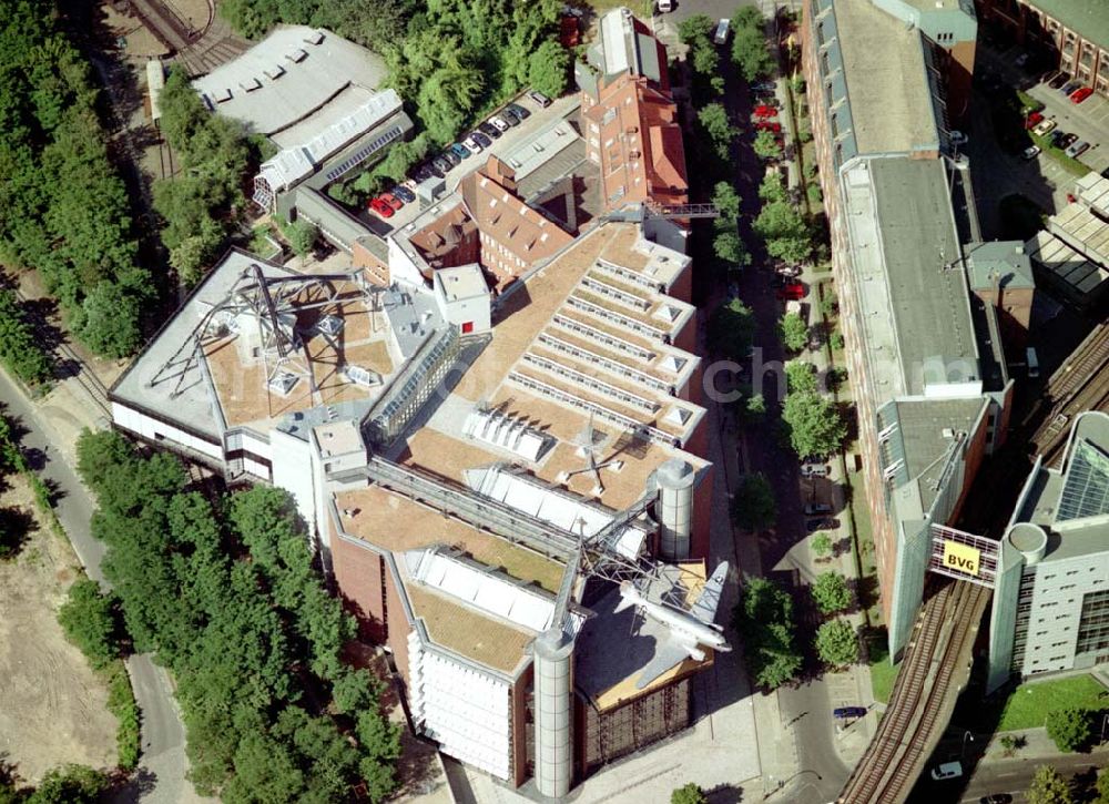 Berlin - Kreuzberg from above - Fertiger Neubau des Museums für Verkehr und Technik in Berlin - Kreuzberg.