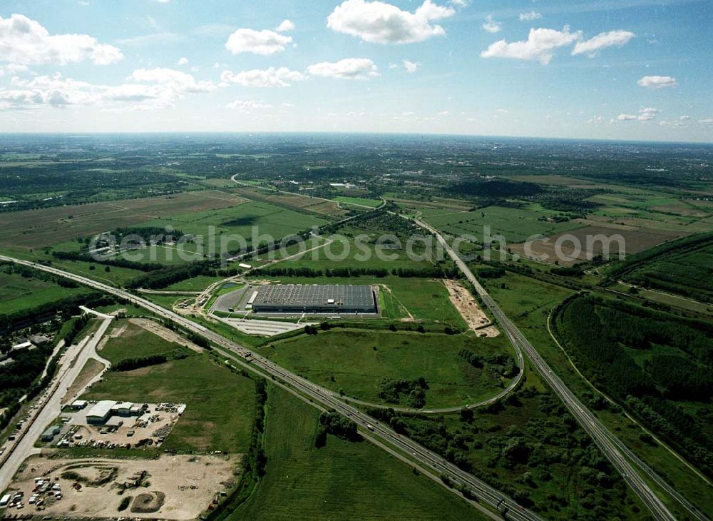 Aerial photograph Berlin - Pankow - Fertiges LDZ - Nord - Logistikzentrum der BLEG im Gewerbegebiet Pankow - Nord am Berliner Ring.