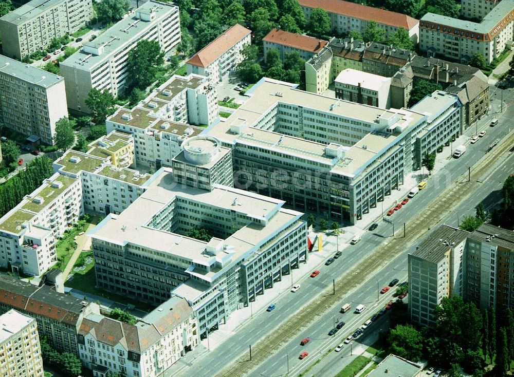 Aerial image Berlin - Lichtenberg - Fertiggestellte Möllendorfpassagen der Bayerischen Hausbau in der Möllendorfstraße in Berlin-Lichtenberg.