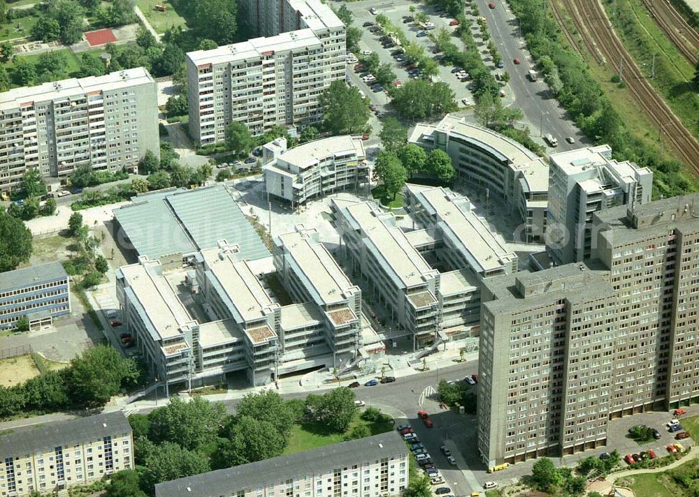 Aerial photograph Berlin - Lichtenberg - Fertiggestellter Storkower Bogen in der Storkower Straße 207 in Berlin-Lichtenberg.