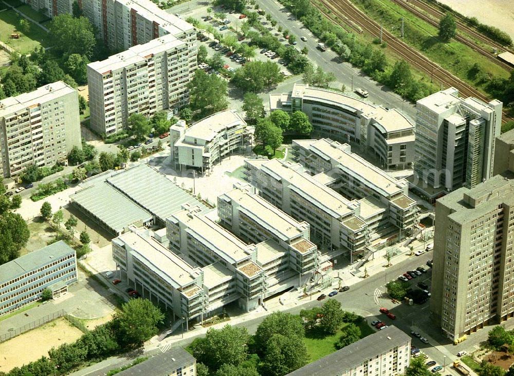 Aerial photograph Berlin - Lichtenberg - Fertiggestellter Storkower Bogen in der Storkower Straße 207 in Berlin-Lichtenberg.