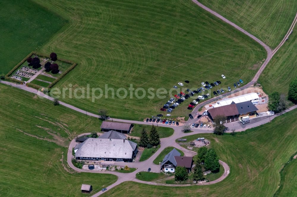 Aerial photograph Titisee-Neustadt - Party in Waldau Obertal in Titisee-Neustadt in the state Baden-Wurttemberg, Germany