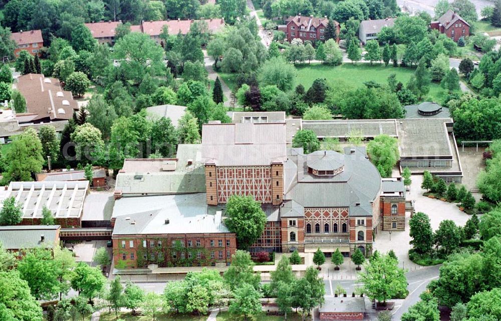 Aerial image Bayreuth / Bayern - Festspielhaus am Festspielhügel 2 in 95444 Bayreuth.