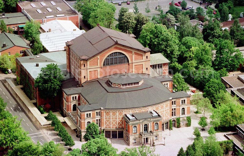 Aerial image Bayreuth / Bayern - Festspielhaus am Festspielhügel 2 in 95444 Bayreuth.