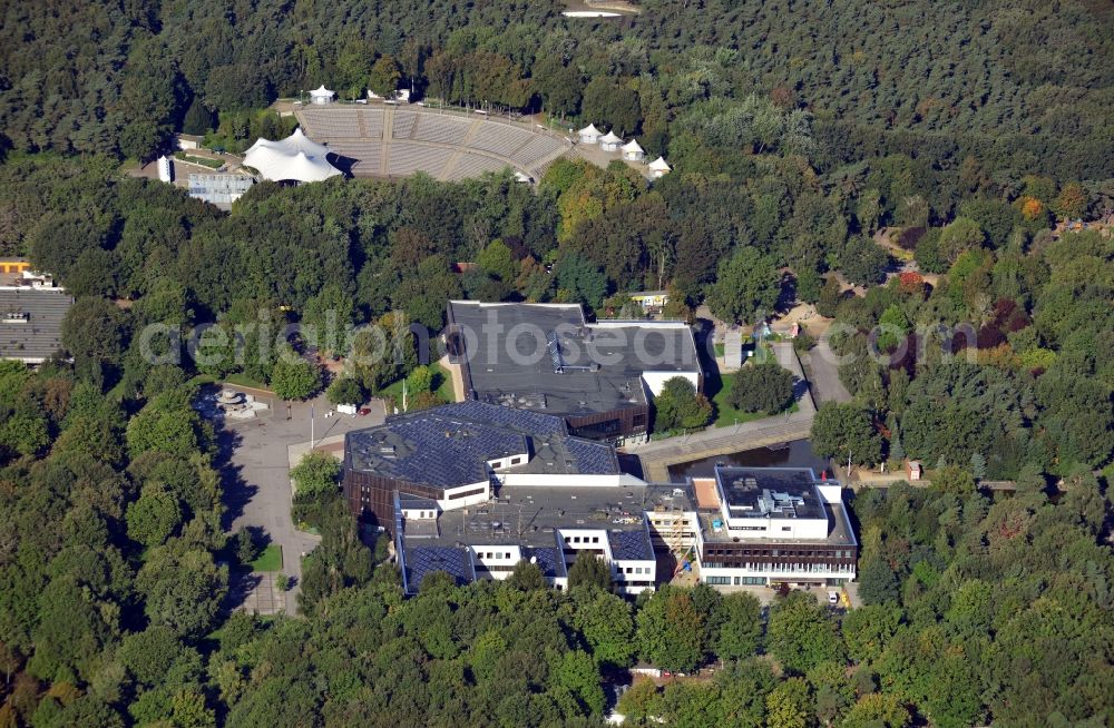 Berlin from the bird's eye view: View at the FEZ Recreation Centre in the Wuhlheide in the Koepenick district of Berlin