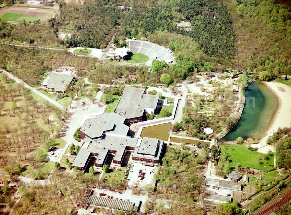 Aerial photograph Berlin - Köpenick - FEZ in der Wuhlheide in Berlin - Köpenick.