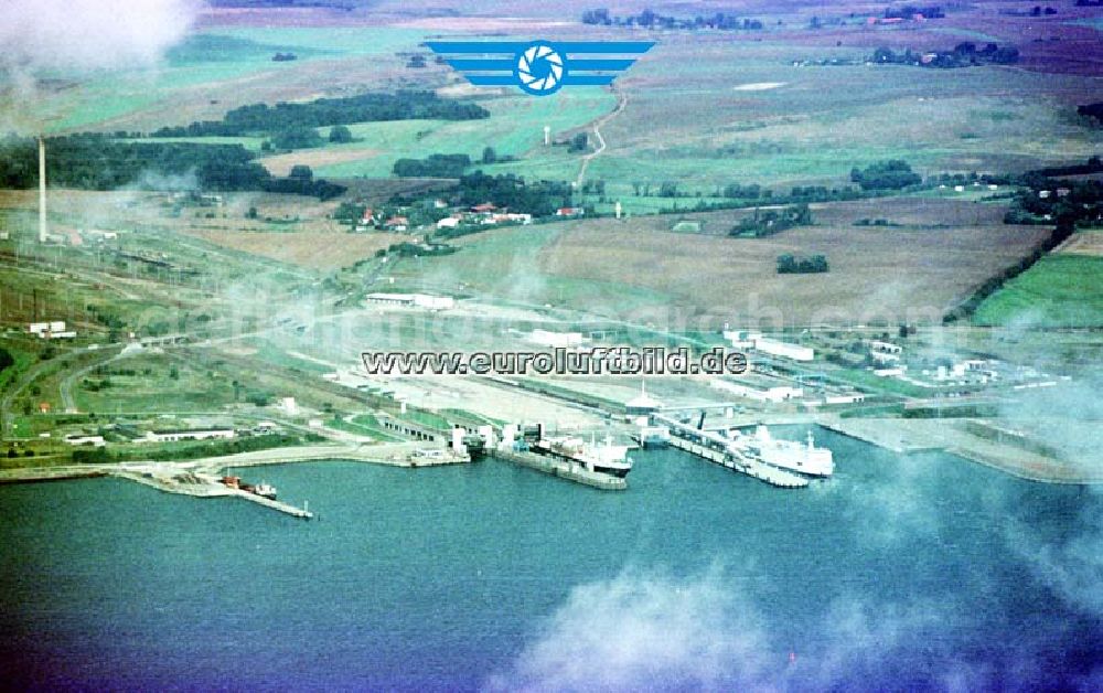 Mukran / Rügen - Mecklenburg-Vorpommern from above - Fährhafen Mukran