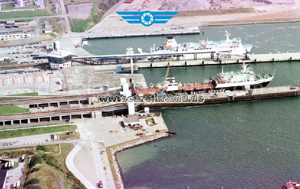 Aerial image Mukran / Rügen - Mecklenburg-Vorpommern - Fährhafen Mukran