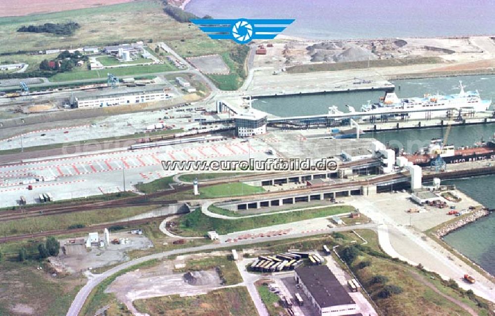 Aerial photograph Mukran - Mecklenburg-Vorpommern - Fährhafen Mukran auf Rügen.