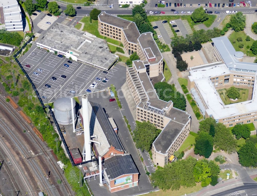 Aerial image Göttingen - Tax office in Goettingen in the state Lower Saxony, Germany