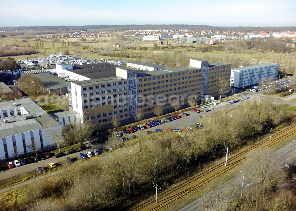 Aerial photograph Halle ( Saale ) - View of in the state Saxony-Anhalt