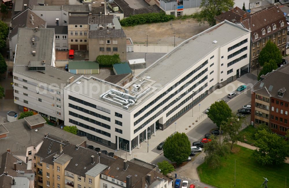 Aerial photograph Herne - View of the revenue office in Herne in the state North Rhine-Westphalia