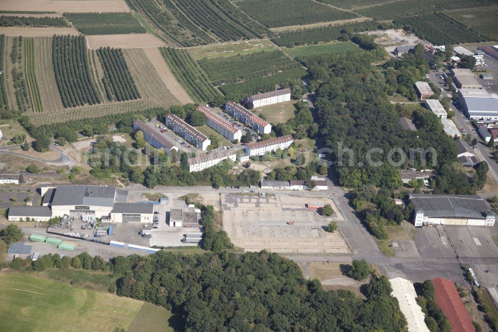 Aerial image Mainz - Finthen with the residential district Layenhof in Mainz in Rhineland-Palatinate