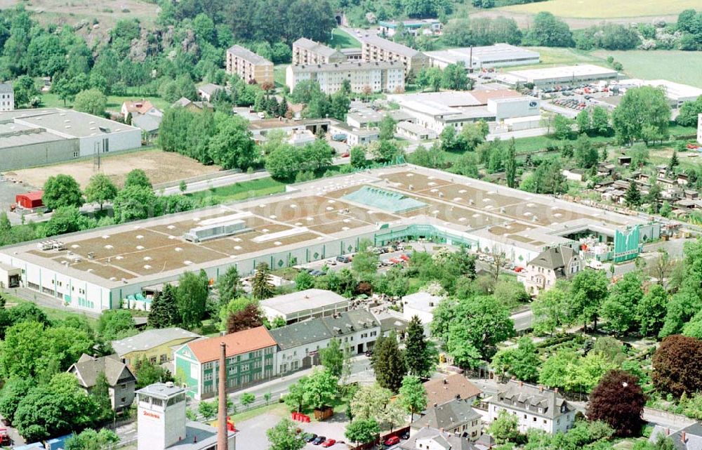 Aerial photograph Hof / Bayern - Firma MARKTKAUF GmbH in der Schleizer Str. 09 in 95028 Hof.