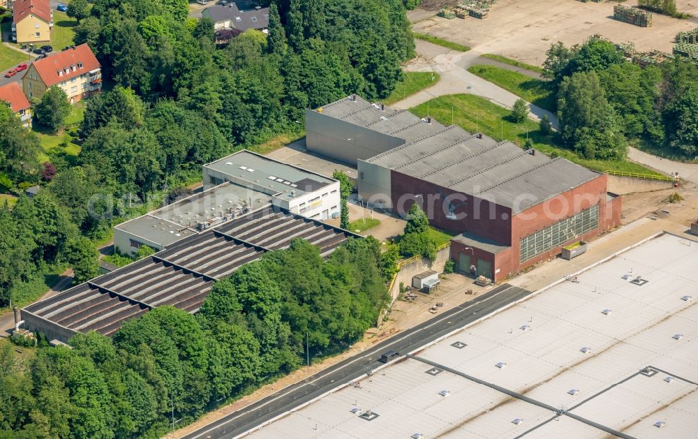 Bochum from above - Company grounds and facilities of Adam Opel AG works Bochum III in the East of Bochum in the state of North Rhine-Westphalia