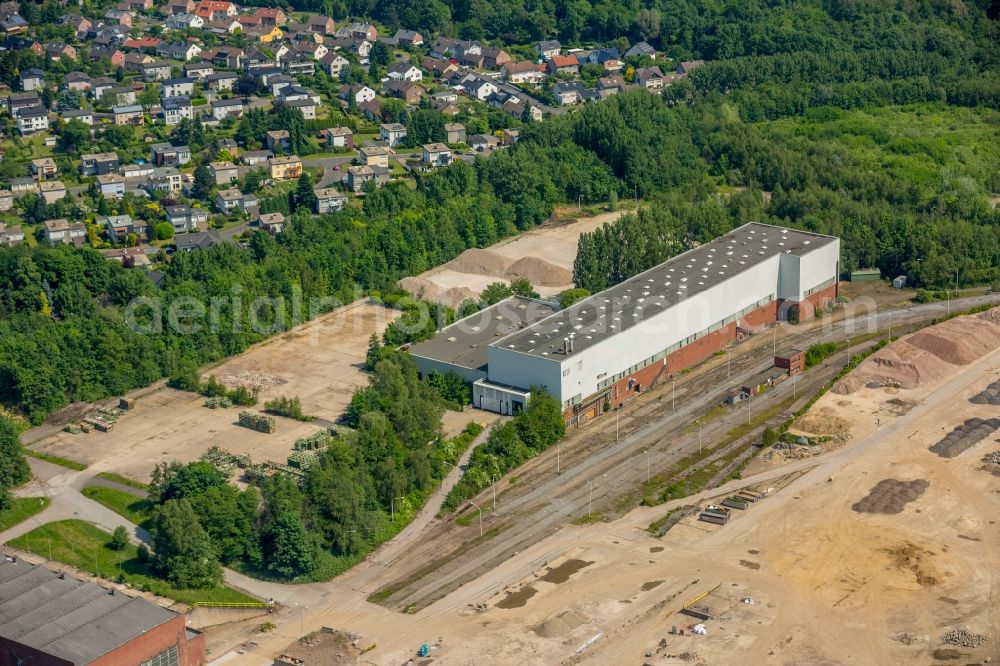 Bochum from the bird's eye view: Company grounds and facilities of Adam Opel AG works Bochum III in the East of Bochum in the state of North Rhine-Westphalia