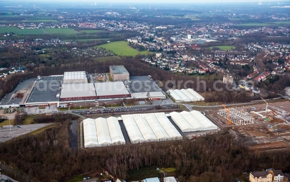 Aerial photograph Bochum - Company grounds and facilities of Adam Opel AG works Bochum III in the East of Bochum in the state of North Rhine-Westphalia