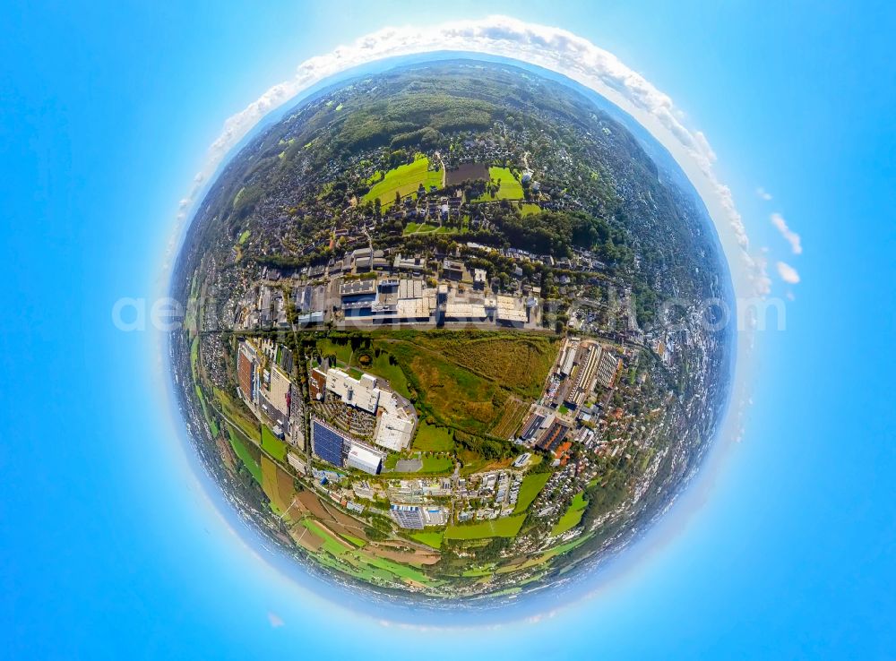 Aerial photograph Witten - company grounds and facilities of ARDEX GmbH on Friedrich-Ebert-Strasse in the district Ruedinghausen in Witten at Ruhrgebiet in the state North Rhine-Westphalia, Germany