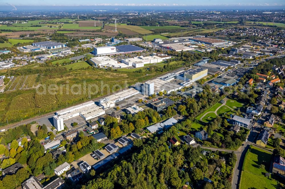 Aerial image Witten - Company grounds and facilities of ARDEX GmbH on Friedrich-Ebert-Strasse in the district Ruedinghausen in Witten at Ruhrgebiet in the state North Rhine-Westphalia, Germany