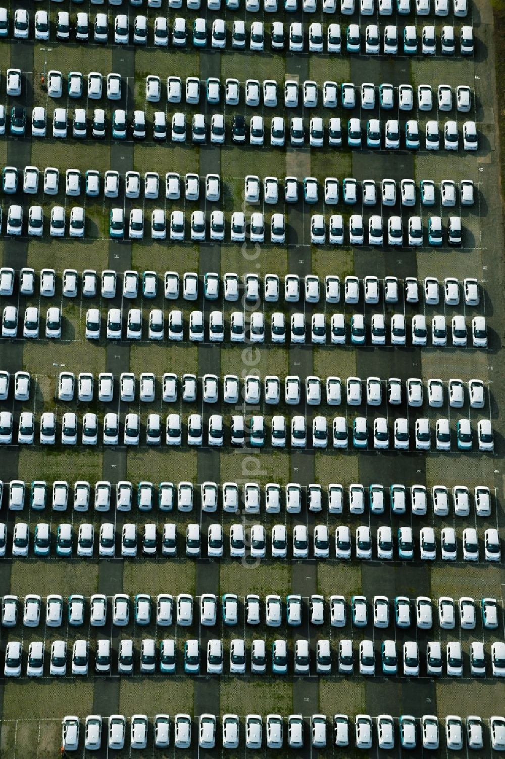 Aerial image Klitschmar - Company premises of ARS Altmann AG Automobillogistik with halls, company trusts and representatives in Klitschmar in the state of Saxony