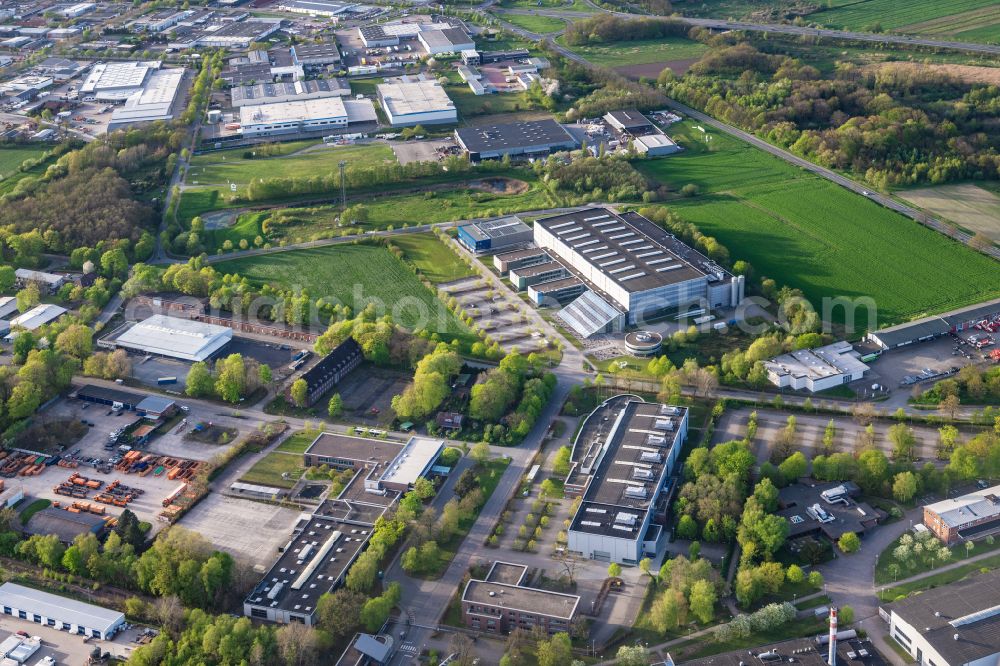 Aerial photograph Stade - Company grounds and facilities of CFK Nord in the district Ottenbeck in Stade in the state Lower Saxony, Germany