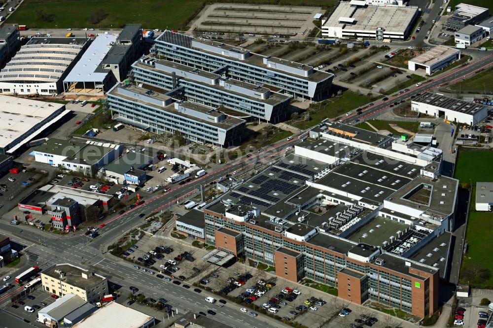 Aerial photograph Nürnberg - Company grounds and facilities of DATEV eG in the district Hoefen in Nuremberg in the state Bavaria, Germany