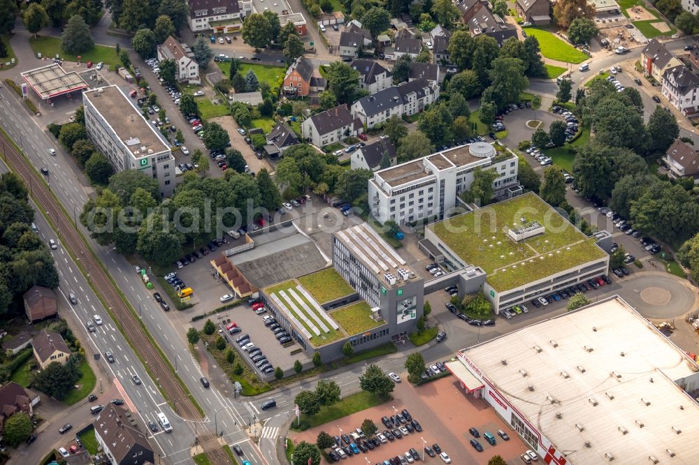 Essen from the bird's eye view: Company grounds and facilities of Deichmann SE E-Commerce on Deichmannweg in Essen in the state North Rhine-Westphalia, Germany