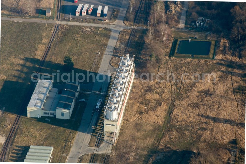 Aerial photograph Vetschau Spreewald - Company grounds and facilities of der Walter Schmidt GmbH in Vetschau/Spreewald in the state Brandenburg