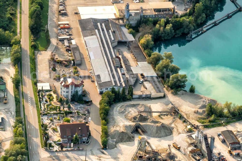 Kenzingen from the bird's eye view: Company grounds and facilities of of Weber Gruppe in Kenzingen in the state Baden-Wurttemberg, Germany