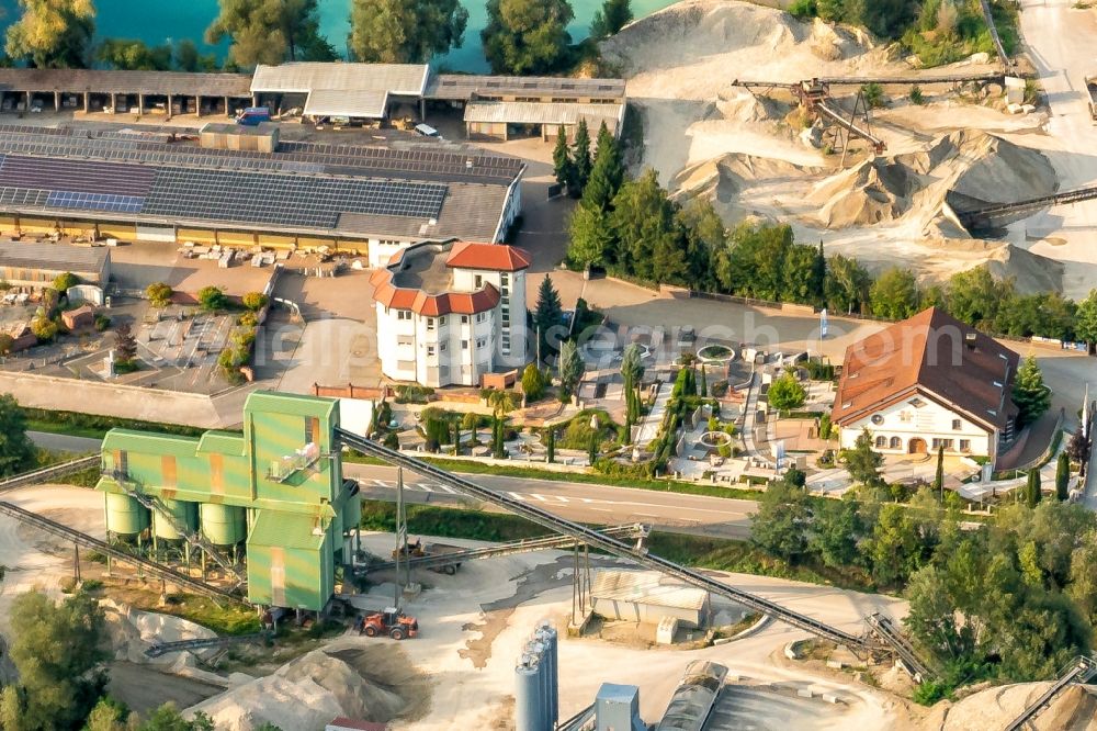 Aerial photograph Kenzingen - Company grounds and facilities of of Weber Gruppe in Kenzingen in the state Baden-Wurttemberg, Germany