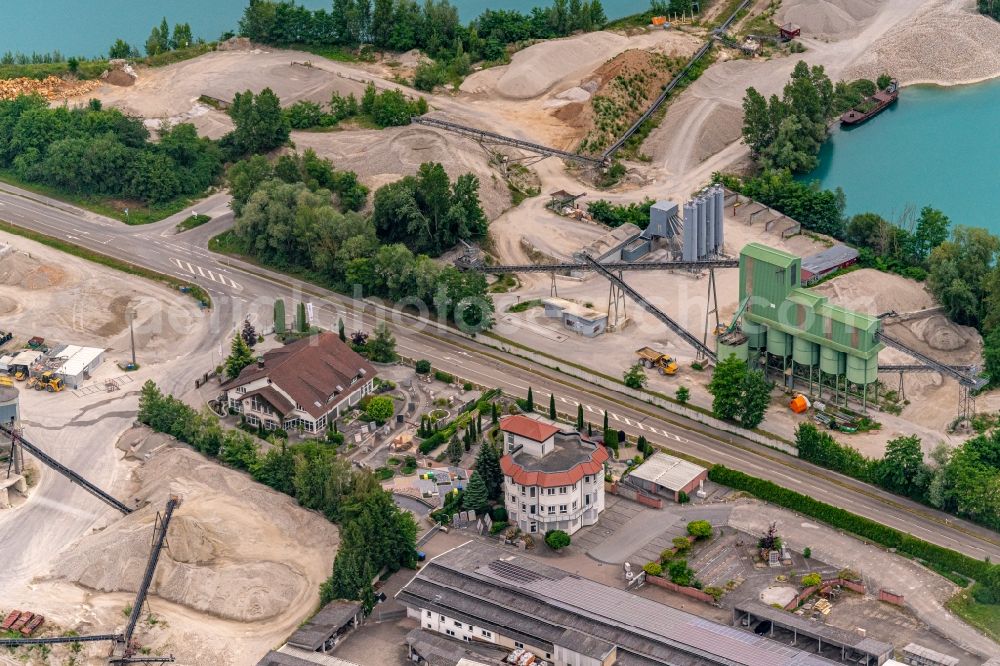 Kenzingen from the bird's eye view: Company grounds and facilities of of Weber Gruppe in Kenzingen in the state Baden-Wurttemberg, Germany