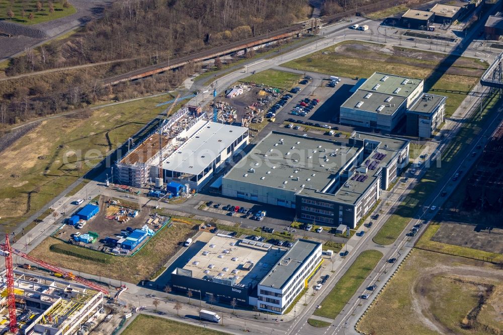 Aerial photograph Dortmund - Company grounds and facilities of EDAG Engineering GmbH on Carlo-Schmid-Allee in Dortmund at Ruhrgebiet in the state North Rhine-Westphalia, Germany