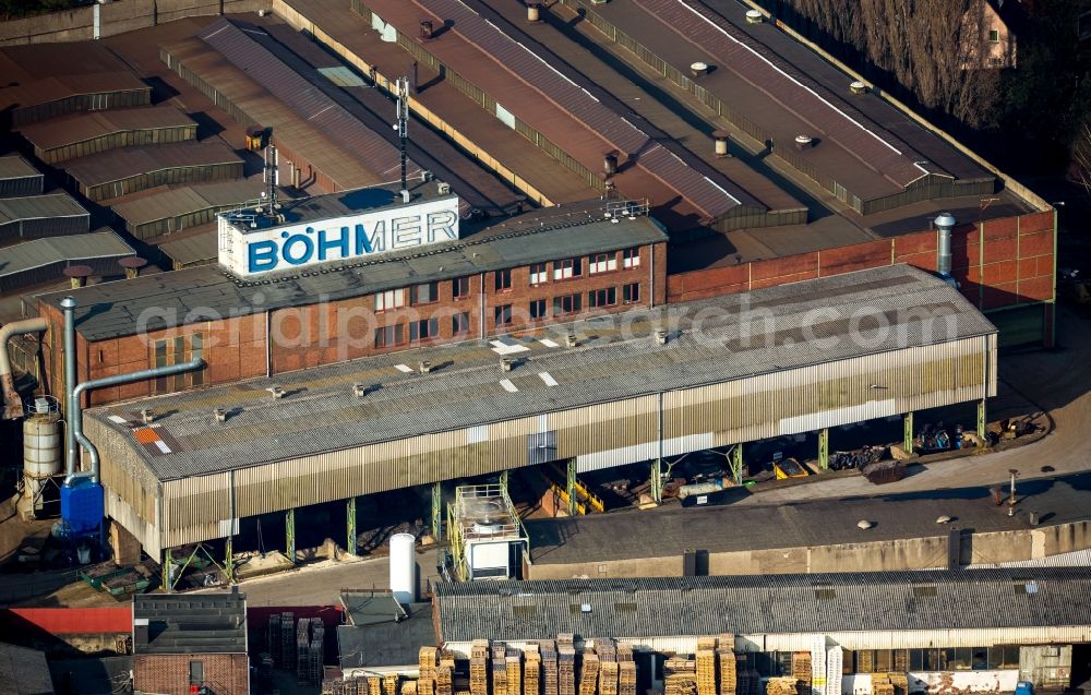 Aerial photograph Witten - Company grounds and facilities of the former Boehmer Iron Works in Witten in the state of North Rhine-Westphalia