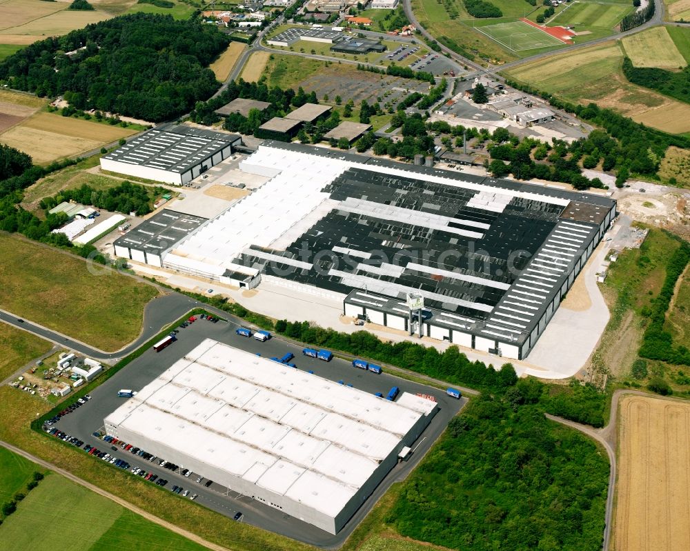 Aerial photograph Garbenteich - Company grounds and facilities of 4fastening GmbH on Grueninger Wegin Garbenteich in the state Hesse, Germany