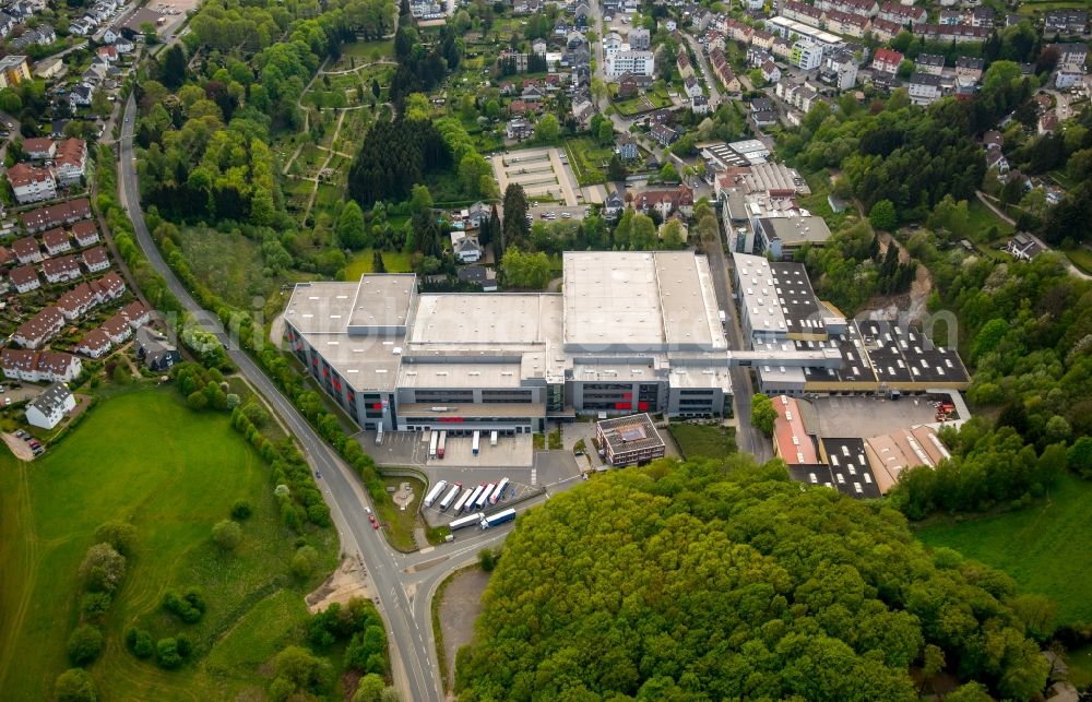 Aerial image Ennepetal - Premises of febi bilstein in the East of Ennepetal in the state of North Rhine-Westphalia