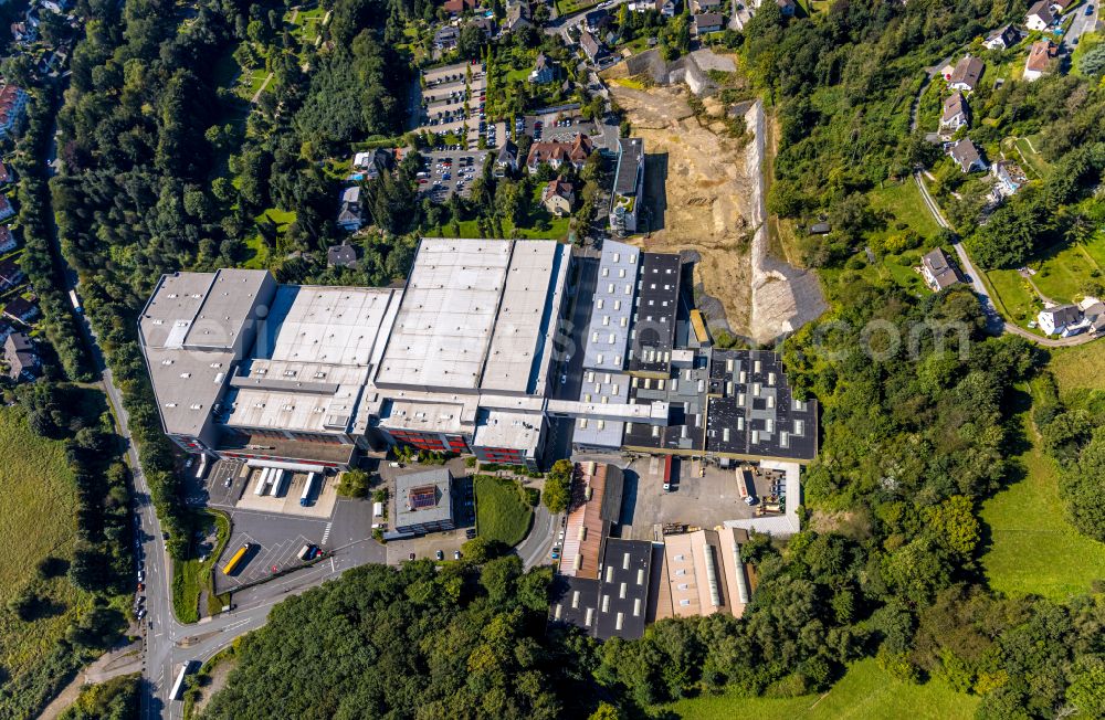 Aerial photograph Ennepetal - Premises of febi bilstein in the East of Ennepetal in the state of North Rhine-Westphalia