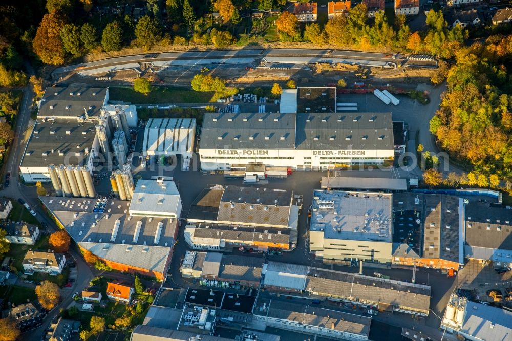 Aerial photograph Hagen - Company grounds and facilities of the company Doerken in Hagen in the state North Rhine-Westphalia