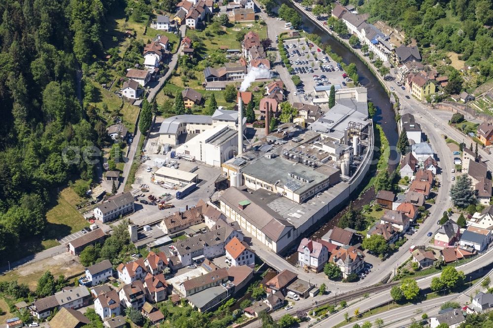 Aerial photograph Neuenbürg - Company grounds and facilities of in Neuenbuerg in the state Baden-Wurttemberg, Germany