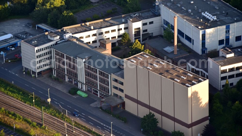 Eitorf from the bird's eye view: Company premises of the company Krewel Meuselbach GmbH in Eitorf in the state North Rhine-Westphalia, Germany