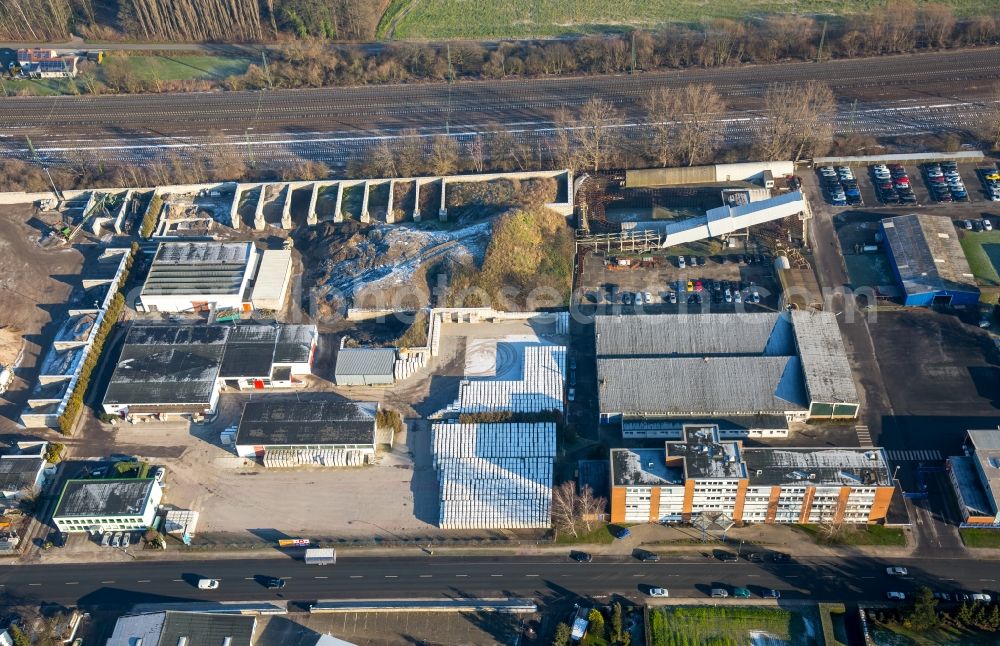 Aerial image Hamm - Company grounds and facilities of SMT Scharf AG on Roemerstrasse in the Bockum-Hoevel part of Hamm in the state of North Rhine-Westphalia