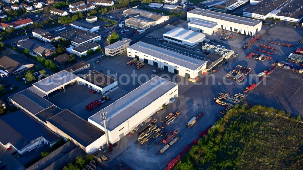 Aerial image Bornheim - Company premises of Viktor Baumann GmbH & Co. KG in Bornheim in the state North Rhine-Westphalia, Germany