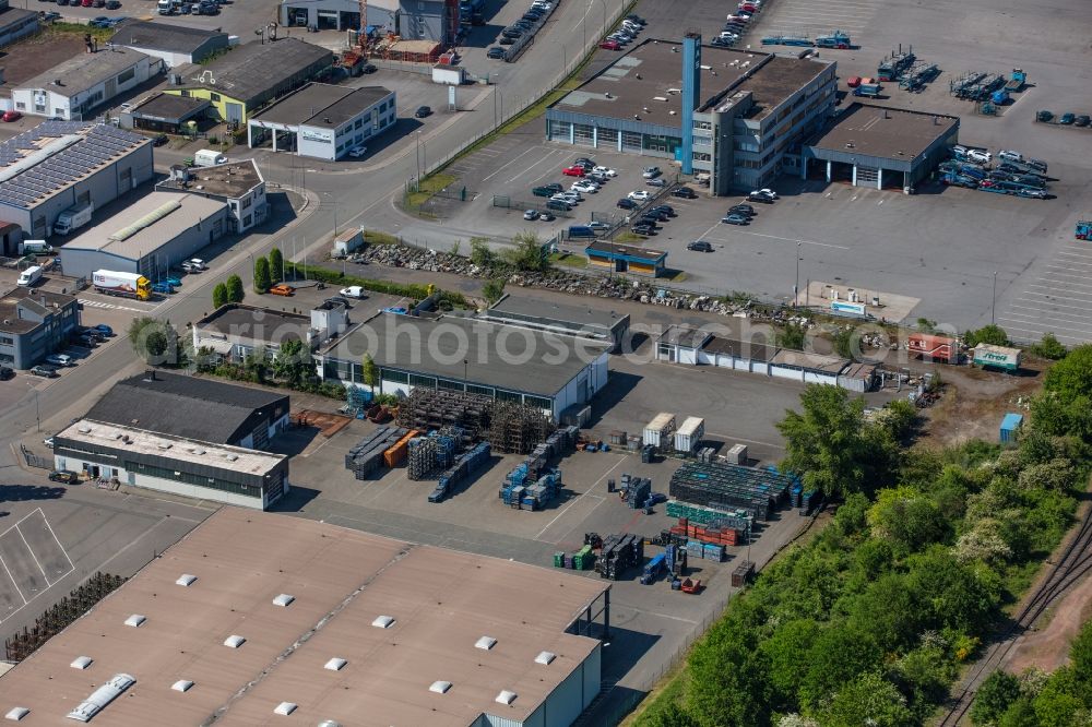 Aerial photograph Saarlouis - Company grounds and facilities of in Saarlouis in the state Saarland, Germany