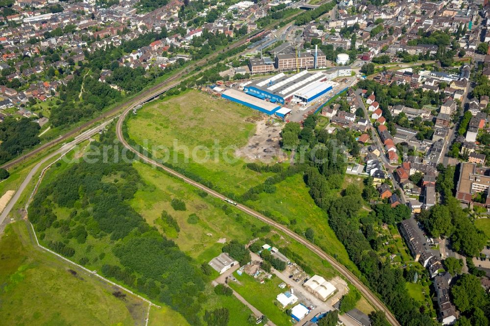 Aerial image Oberhausen - Company grounds and facilities of GHH Radsatz Sterkrade part of Oberhausen in the state of North Rhine-Westphalia